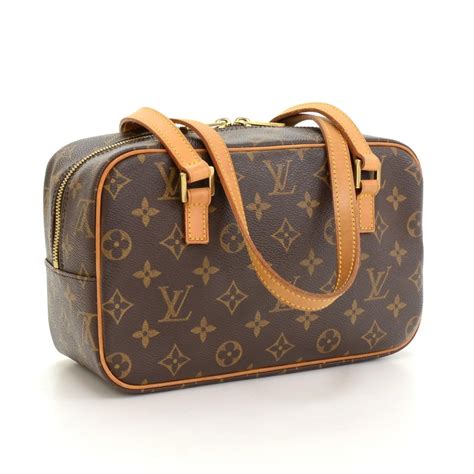 louis vuitton cite mm brown monogram canvas shoulder bag